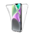 Coque 360 degr� pour iphone 14 plus 6. 7 - coque protection integrale transparente avant et arri�rs - ...