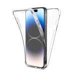 Coque 360 degr� pour iphone 14 pro 6. 1 - coque protection integrale transparente avant et arri�rs - ...