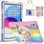 Coque antichoc pour ipad 11�me 2025 (a16) / 10�me g�n 2022 (11 / 10. 9 pouces) �tui robuste avec support ...