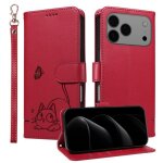 Coque pour apple iphone 17 pro max - chat porte - bonheur - rouge vert coque telephone