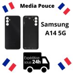 Coque arrire couvercle cache batterie pour samsung galaxy a14 5g sm - a146 noir