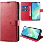 Coque de protection - booling - pour samsung galaxy a16 4g / 5g - antichoc - cuir synth�tique rouge - ...