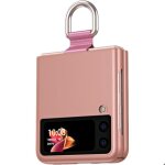 Coque de protection - booling - pour samsung galaxy z flip 3 - antichoc - anti - rayures - rose