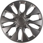 Coque - carenage start enjoliveur de roue simple anthracite monte carlo 16 en abs