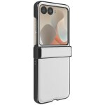Coque clapet - motorola - razr 60 / 50 5g - protection 3 - en - 1 - simili cuir - coque rigide