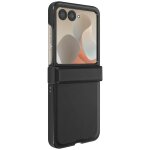 Coque clapet - motorola - razr 60 / 50 5g - protection 3 - en - 1 - simili cuir - noir