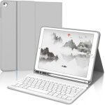 Coque clavier pour ipad 10. 2 ipad 9e / 8e / 7e gnration 2021 / 2020 / 2019 azerty clavier sans fil ...