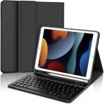 Coque clavier - pour ipad 102 pouces - protection synth�cuir - clavier bluetooth fran�ais - azerty