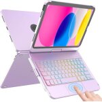 Coque clavier pour ipad 10ème gen 10. 9 2022multi - touch et rétro - Éclairéespivotant À 360° et insert ... Coque clavier pour ipad 10ème gen 10. 9 2022multi - touch et rétro - Éclairéespivotant À 360° et insert ...