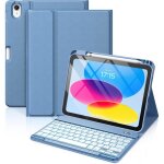 Coque clavier pour ipad a16 11 / 10 me generation (11 pouces 2025 / 10. 9 pouces 2022) tui keyboard ...