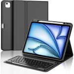 Coque clavier pour ipad air 13 pouces m3 2025 / m2 2024 azerty fran�ais clavier bluetooth d�tachable ...