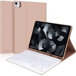 Coque clavier pour ipad air 5 2022 ipad air 4 2020 10. 9 ipad pro 11 2022 / 2021 / 2020 / 2018 rose