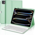 Coque clavier pour ipad pro 13 pouces (m4) 2024 azerty fran�ais clavier magn�tique d�tachable bluetooth ...