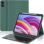 Coque clavier pour redmi pad pro 12. 1 2024 clavier bluetooth azerty franais magntique dtachable pour ...