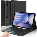 Coque clavier - 040parts - samsung galaxy tab s10 plus 12. 4 - azerty - bluetooth - noir