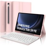 Coque clavier - samsung - galaxy tab s9 fe 10. 9 - azerty fran�ais - bluetooth - protection tpu
