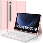 Coque clavier pour samsung galaxy tab s9 fe 10. 9 pouces - azerty franais clavier dtachable sans fil ...