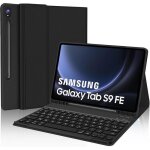 Coque clavier compatible samsung galaxy tab s9 fe / s10 fe - cuir pu - bluetooth 5. 0 - azerty fran�ais ...