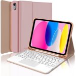 Coque clavier avec trackpad pour ipad 10eme generation 10. 9 azerty clavier avec pav tactile dtachable ...