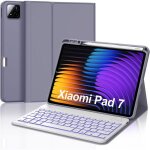 Coque clavier pour xiaomi pad 7 / 7 pro 2025 11. 2 azerty fran�ais clavier r�tro�clair� bluetooth magn�tique ...