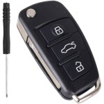 Coque cl audi pour audi a1 a2 a3 a4 a6 q1 q3 q5 q7 s3 s4 s6 r8 tt boitier cl telecommande audi tt coque ...