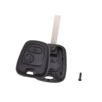 Coque de cl� vocoste pour peugeot 107 207 307 t�l�commande 2 boutons avec lame non coup� bo�te rechange ...