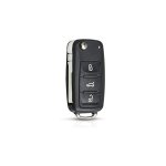 Coque de cl� de voiture - remplacement rabattable - 3 boutons