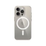 Coque et tui tlphone mobile apple coque transparente avec magsafe pour iphone 15 pro