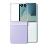 Coque pour galaxy z flip 7 - avizar - soft - touch - charni�re renforc�e - violet - protection compl�te ...