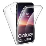 Coque intégrale 360° - compatible samsung galaxy s23 ultra ? double protection transparente Coque intégrale 360° - compatible samsung galaxy s23 ultra ? double protection transparente