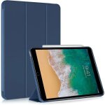 Coque pour ipad air 3 / pro 105 - bleu marine - protection anti - rayures - veille - r�veil auto - support ...