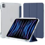 Coque pour ipad pro 11 - booling - protection antichoc - porte - stylet - bleu marine