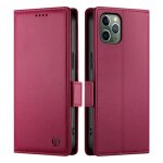 Coque pour iphone 11 pro 5. 8 housse en cuir pu fermeture magn�tique protection portefeuille �tui � rabat ...