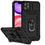 Coque iphone 11 pro max (6. 5) prot�ger la cam�ra arri�re antichoc shell - noir