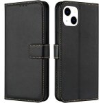 Coque pour iphone 13 / iphone 14 coque etui avec porte carte � rabat clapet portefeuille en cuir pochette ...