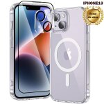 Coque de t�l�phone - wenzyliquox - iphone 13 (61) - magsafe aimant�e - verre tremp� & prot�ge - cam�ra ...