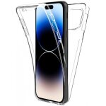 Coque pour iphone 14 pro max (67)coque 360 protection int�gral arri�re rigide avant souple transparent. ...