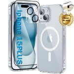 Coque de t�l�phone - wenzyliquox - iphone 15 plus - magsafe aimant�e - verre tremp� & protection antichocs ...
