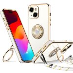 Coque de protection - booling - pour iphone 15 - silicone antichoc - cordon réglable - motif c?ur Coque de protection - booling - pour iphone 15 - silicone antichoc - cordon réglable - motif c?ur