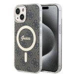 Coque guess iml 4g magsafe pour iphone 15 plus - brown