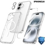 Coque de t�l�phone - wenzyliquox - iphone 16 (61 pouces) - magsafe aimant�e - antichoc tpu bumper - dos ...