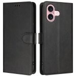 Coque pour iphone 16 flip portefeuille housse tui en cuir pu[3 fentes][rfid blocage][fermeture magntique] ...