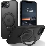 Coque pour iphone 16e avec supportmagn�tique compatible magsafe�tui translucide mat arri�reprotection ...