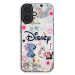 Coque pour iphone 17 disney personnages stitch ariel dumbo