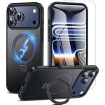 Coque pour iphone 17 pro max 69 pouces avec verre de protection pour appareil photo compatible avec magsafe ...