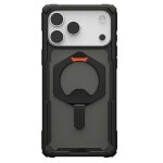 Coque magsafe - uag - iphone 17 pro max - noir - bumper renforc� - support m�tallique