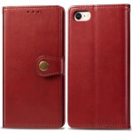 Coque iphone se (2020) 4. 7 - portefeuille etui protection antichoc housse iphone se (2020) - rouge Coque iphone se (2020) 4. 7 - portefeuille etui protection antichoc housse iphone se (2020) - rouge