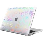 Coque pour macbook air 13 pouces 2026 2025 2024 2022 m5 m4 m3 m2 protection rigide transparent motif ...
