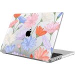 Coque de protection - pour macbook air 13 pouces - ultra slim - antid�rapante - motif fleur