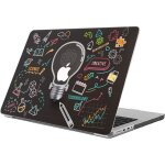 Coque de protection - booling - pour macbook air 13 pouces - rigide - antid�rapante - motif ampoule